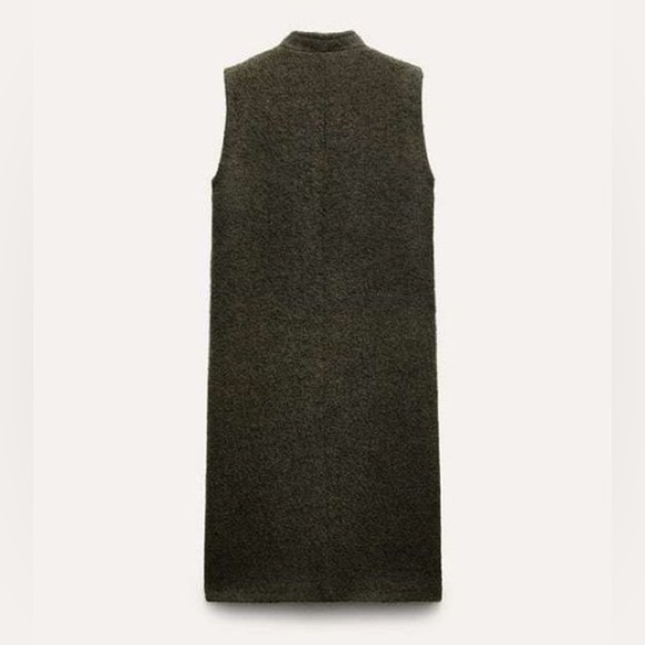 Zara Vest With Manteco Wool ZW Collection Size S - Picture 3 of 12